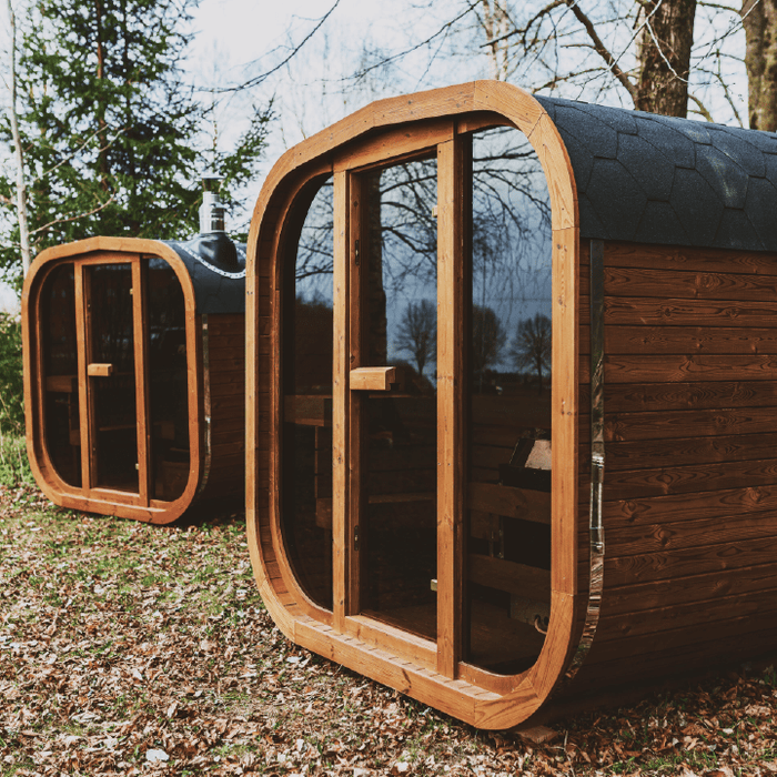 Patio Elegance MW16 ThermoWood Outdoor Sauna - Premium Outdoor Relaxation Experience - Elite Recovery Wellness