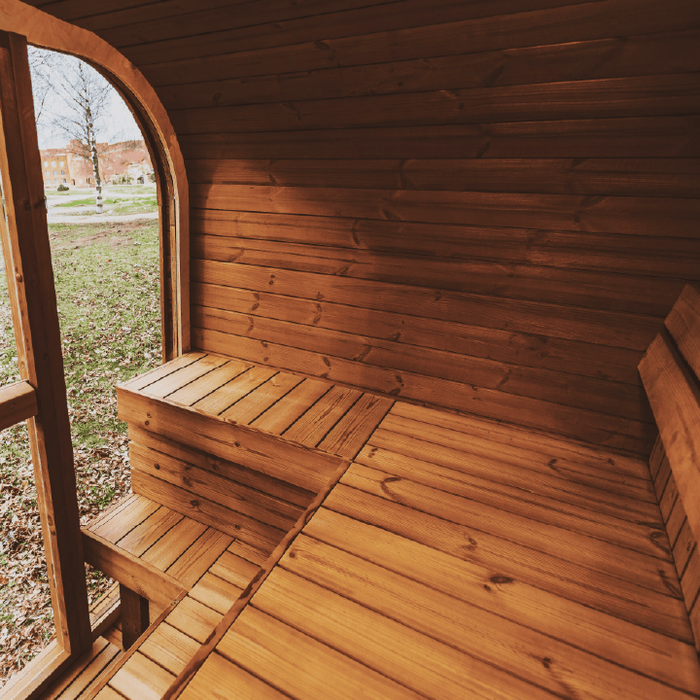 Patio Elegance MW20 Outdoor ThermoWood Sauna - Premium Outdoor Relaxation Solution - Elite Recovery Wellness