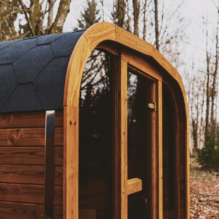 Patio Elegance MW16 ThermoWood Outdoor Sauna - Premium Outdoor Relaxation Experience - Elite Recovery Wellness