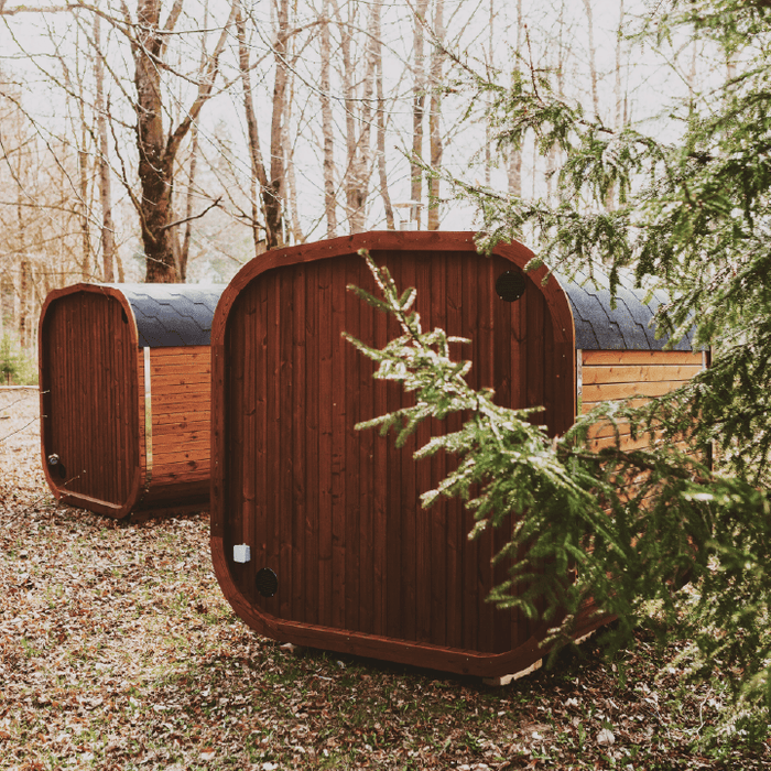 Patio Elegance MW16 ThermoWood Outdoor Sauna - Premium Outdoor Relaxation Experience - Elite Recovery Wellness