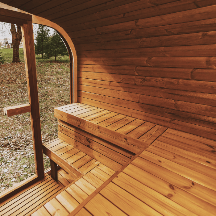 Patio Elegance MW20 Outdoor ThermoWood Sauna - Premium Outdoor Relaxation Solution - Elite Recovery Wellness