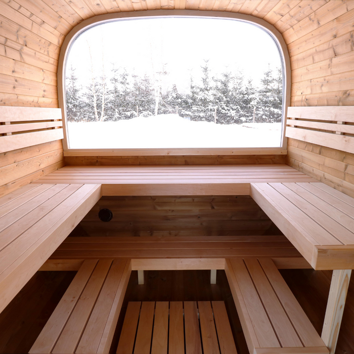 SAUNA EVOLUTION® Square Sauna Minimalist Refresh 5