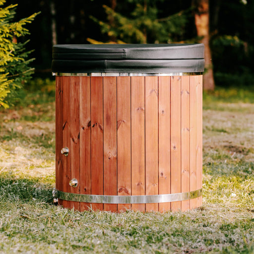 Premium 1-Person Fully-Assembled ThermoWood Cold Plunge Tub (SAK80914) - Elite Recovery Wellness