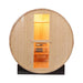 Thermora Premium All - Weather Outdoor Pinewood Barrel Sauna Kit With 4.5KW Heater And Tempered Glass Window (SAK91462) - Elite Recovery Wellness