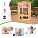 Thermora Zorin Premium 2 - Person Indoor Outdoor Low EMF FAR - Infrared Hemlock Wood Personal Home Sauna Spa, 1750W (SAK27451) - Elite Recovery Wellness