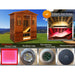 Thermora Luxury 3 - Person Outdoor Mahogany Full Spectrum Ultra - Low EMF FAR Infrared Sauna With Chromotherapy And Bluetooth Speakers (SAK83460) - Elite Recovery Wellness