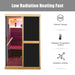 Thermora Premium Large 2 - Person V - Shaped FAR Infrared Sauna Room With Double Glass Doors, 1980W (SAK96413) - Elite Recovery Wellness