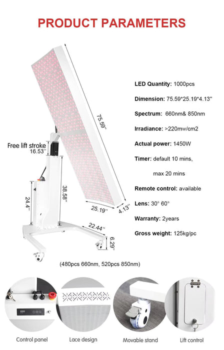 VitalGlow – Professional 360° Multi-Spectrum Red Light Therapy System - Elite Recovery Wellness
