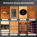 Rövia Aurora 3 - Person Indoor Hybrid Sauna Room With Infrared And 4.5KW Steam Heater (SAK41592) - Elite Recovery Wellness