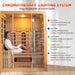 Rövia Aurora 3 - Person Indoor Hybrid Sauna Room With Infrared And 4.5KW Steam Heater (SAK41592) - Elite Recovery Wellness