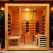 Rövia Oasis 3 - Person Indoor Hybrid Sauna Room With Built - In Lounge Chair (SAK35182) - Elite Recovery Wellness