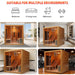 Rövia Oasis 3 - Person Indoor Hybrid Sauna Room With Built - In Lounge Chair (SAK35182) - Elite Recovery Wellness