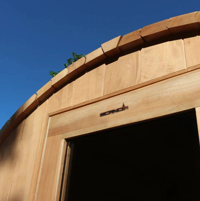 Scandia Electric Barrel Sauna Kit – 8-Person Traditional Sauna