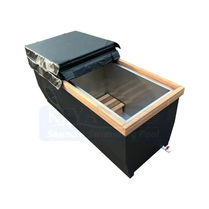 Stainless Steel Plunge Pool Ice Bath With Integrated Chiller - Elite Recovery Wellness
