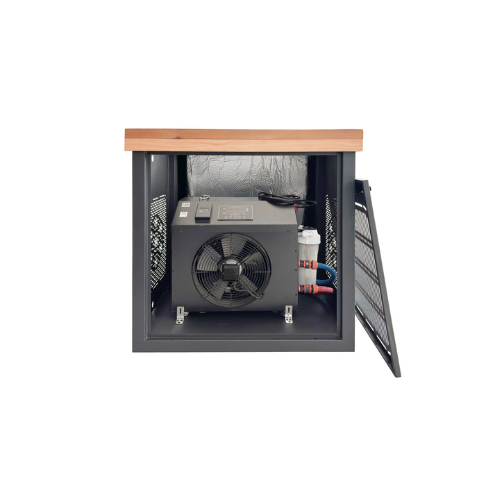 Stainless Steel Plunge Pool Ice Bath With Integrated Chiller - Elite Recovery Wellness