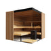 ThermaSol Aalto 4 - Person Indoor Semi Panoramic Glass Sauna Cabin [Made - To - Order] [14 - AALTODL\R] (SAK13285) - Elite Recovery Wellness