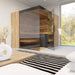 ThermaSol Aalto 4 - Person Indoor Semi Panoramic Glass Sauna Cabin [Made - To - Order] [14 - AALTODL\R] (SAK13285) - Elite Recovery Wellness