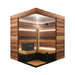 ThermaSol Astra 4 - Person Indoor Semi Panoramic Glass Sauna Cabin [Made - To - Order] [14 - ASTRADL\R] (SAK90471) - Elite Recovery Wellness