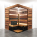 ThermaSol Astra 4 - Person Indoor Semi Panoramic Glass Sauna Cabin [Made - To - Order] [14 - ASTRADL\R] (SAK90471) - Elite Recovery Wellness