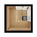 ThermaSol Astra 4 - Person Indoor Semi Panoramic Glass Sauna Cabin [Made - To - Order] [14 - ASTRADL\R] (SAK90471) - Elite Recovery Wellness