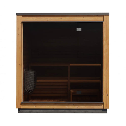 ThermaSol Nordic Dawn 4 - Person Fully - Assembled Outdoor Sauna Cabin [Made - To - Order] [14 - KIR - 4555] (SAK82057) - Elite Recovery Wellness