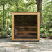ThermaSol Nordic Dawn 4 - Person Fully - Assembled Outdoor Sauna Cabin [Made - To - Order] [14 - KIR - 4555] (SAK82057) - Elite Recovery Wellness