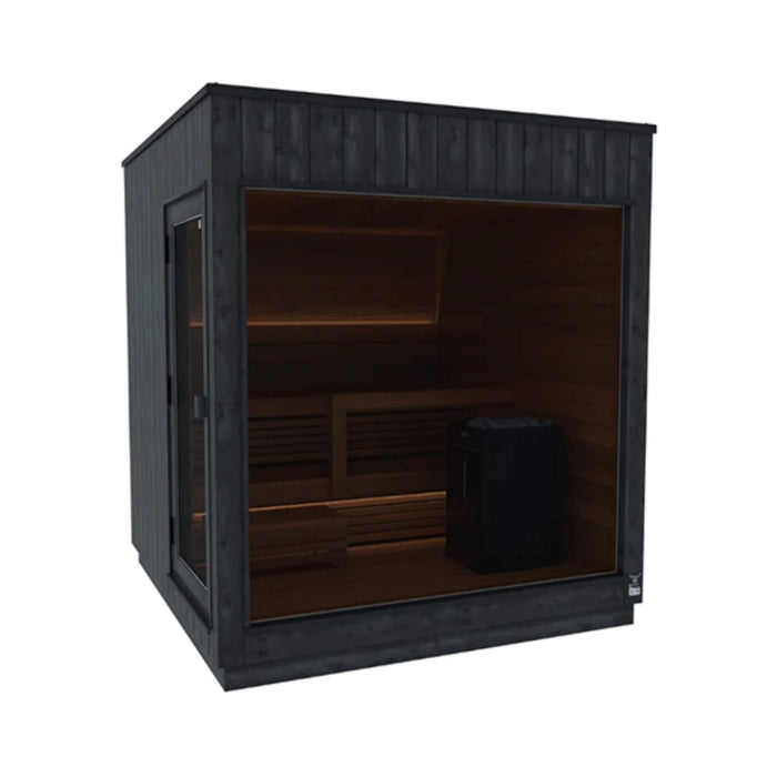 ThermaSol Nordic Misty 2 - 5 Person Fully - Assembled Outdoor Modular Sauna Cabin [Made - To - Order] [14 - KIR] (SAK17365) - Elite Recovery Wellness