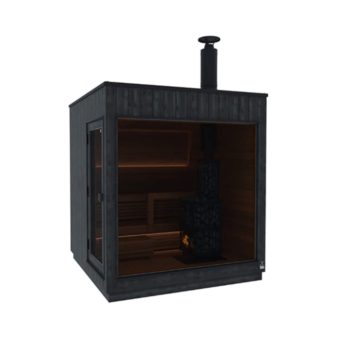 ThermaSol Nordic Misty 2 - 5 Person Fully - Assembled Outdoor Modular Sauna Cabin [Made - To - Order] [14 - KIR] (SAK17365) - Elite Recovery Wellness