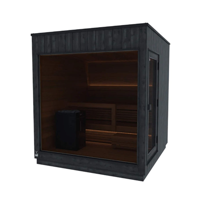 ThermaSol Nordic Misty 2 - 5 Person Fully - Assembled Outdoor Modular Sauna Cabin [Made - To - Order] [14 - KIR] (SAK17365) - Elite Recovery Wellness