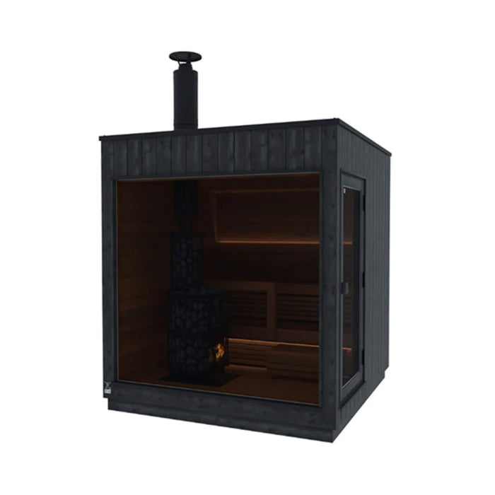 ThermaSol Nordic Misty 2 - 5 Person Fully - Assembled Outdoor Modular Sauna Cabin [Made - To - Order] [14 - KIR] (SAK17365) - Elite Recovery Wellness