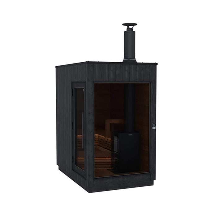 ThermaSol Nordic Misty 2 - 5 Person Fully - Assembled Outdoor Modular Sauna Cabin [Made - To - Order] [14 - KIR] (SAK17365) - Elite Recovery Wellness