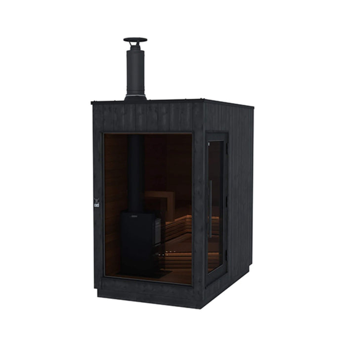 ThermaSol Nordic Misty 2 - 5 Person Fully - Assembled Outdoor Modular Sauna Cabin [Made - To - Order] [14 - KIR] (SAK17365) - Elite Recovery Wellness
