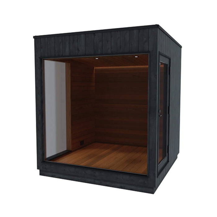 ThermaSol Nordic Misty Outdoor Lounge Medium Sauna Cabin (SAK57649) - Elite Recovery Wellness