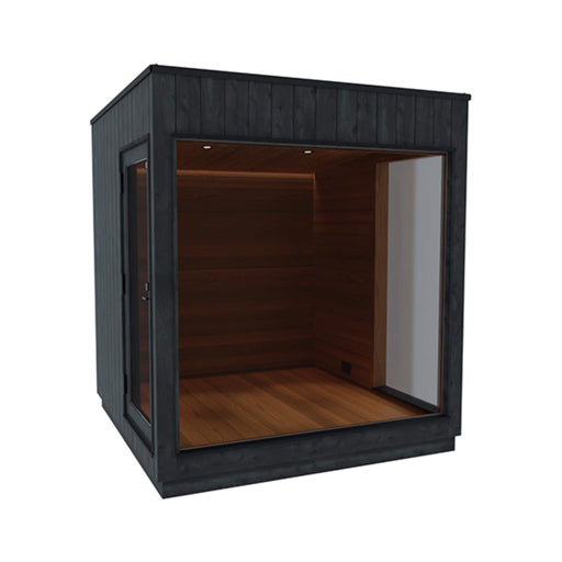 ThermaSol Nordic Misty Outdoor Lounge Medium Sauna Cabin (SAK57649) - Elite Recovery Wellness