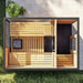 ThermaSol Ombra Fully - Assembled 5 - Person Outdoor Sauna Cabin [14 - OMBRA] (SAK63017) - Elite Recovery Wellness