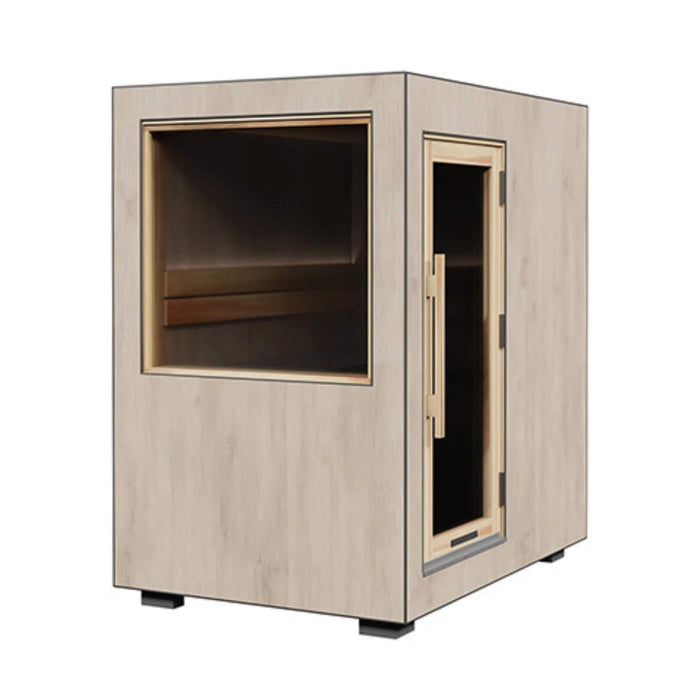 ThermaSol Solaris Fully - Assembled Outdoor Sauna Cabin [14 - KIR - 4560/61] (SAK27532) - Elite Recovery Wellness