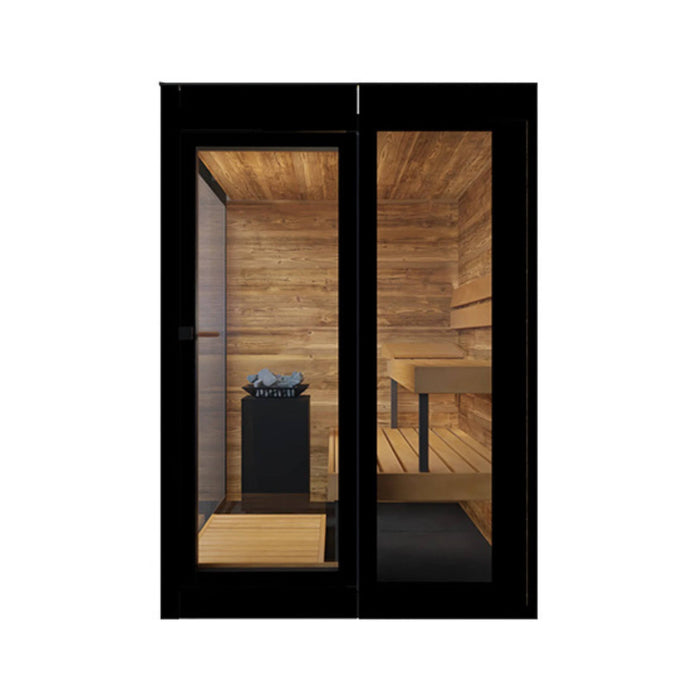ThermaSol Vera 3 - Person Fully - Assembled Outdoor Sauna Cabin [Made - To - Order] [14 - VERADL/R] (SAK30752) - Elite Recovery Wellness