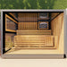 ThermaSol Vera 3 - Person Fully - Assembled Outdoor Sauna Cabin [Made - To - Order] [14 - VERADL/R] (SAK30752) - Elite Recovery Wellness
