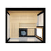 ThermaSol Vue 4 - Person Outdoor Mirrored Glass Sauna [14 - VUEDL/R] (SAK84963) - Elite Recovery Wellness