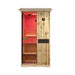 Thermora 1 - Person Outdoor Weather - Resistant Traditional Wooden Steam Sauna Room (SAK71642) - Elite Recovery Wellness
