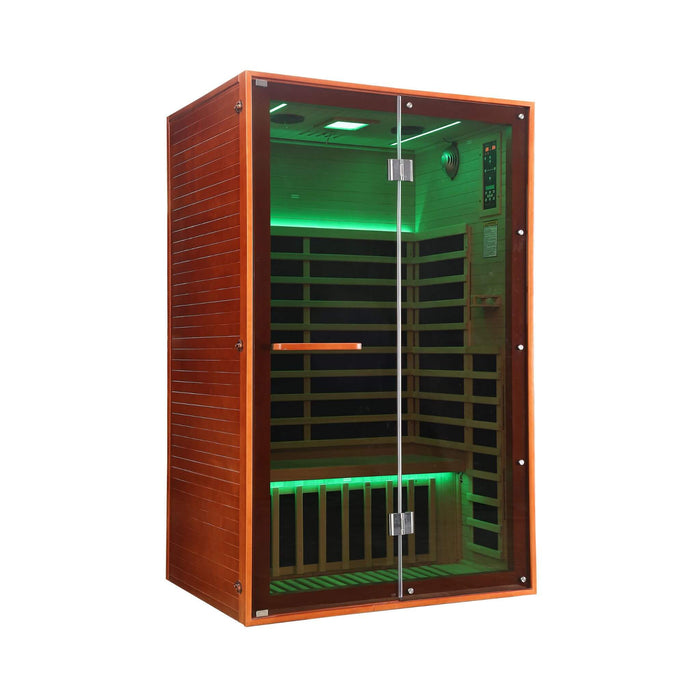 Thermora Fontaine 2-Person Infrared Sauna with Glass Front
