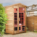Thermora 2 - Person Outdoor Infrared Sauna With Bluetooth Audio And LED Lighting (SAK28694) - Elite Recovery Wellness