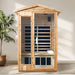 Thermora 2 - Person Outdoor Infrared Sauna With Bluetooth Audio And LED Lighting (SAK28694) - Elite Recovery Wellness