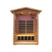Thermora 2 - Person Ultra - Low EMF Mahogany Outdoor Infrared Sauna With Bluetooth Speakers (SAK43021) - Elite Recovery Wellness