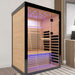 Thermora Luxury 2 - Person Canadian Hemlock Wood Far Infrared Home Sauna (SAK56874) - Elite Recovery Wellness