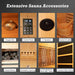 Rövia Luma 2 - Person Indoor Hybrid Sauna Room With Infrared And 3.5KW Steam Heater (SAK83750) - Elite Recovery Wellness