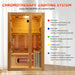 Rövia Luma 2 - Person Indoor Hybrid Sauna Room With Infrared And 3.5KW Steam Heater (SAK83750) - Elite Recovery Wellness