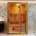 Rövia Luma 2 - Person Indoor Hybrid Sauna Room With Infrared And 3.5KW Steam Heater (SAK83750) - Elite Recovery Wellness