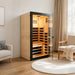 Thermora Single - Person Chilean Pine Infrared Sauna Cabin (SAK57926) - Elite Recovery Wellness