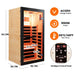 Thermora Single - Person Chilean Pine Infrared Sauna Cabin (SAK57926) - Elite Recovery Wellness